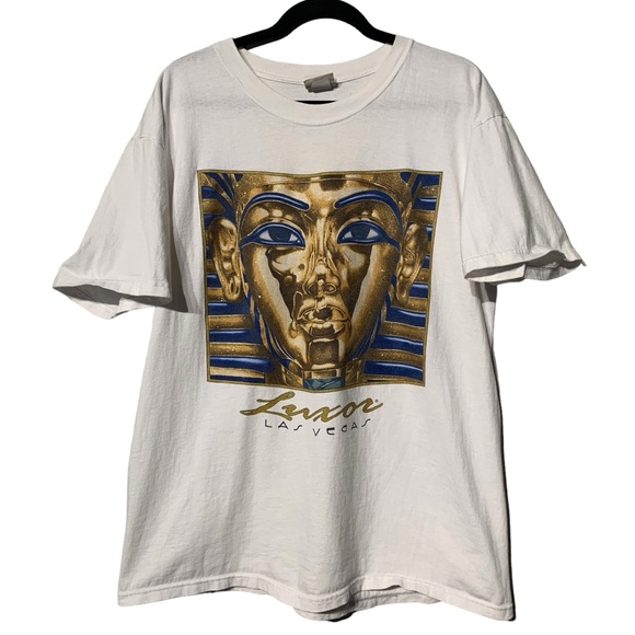 VINTAGE | Luxor Las‎ Vegas Tee - Sz Large - Made in US - Picture 1 of 10
